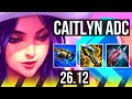 CAITLYN & Bard vs SYNDRA & Thresh (ADC) | Hail Of Blades | EUW Challenger | 26.12