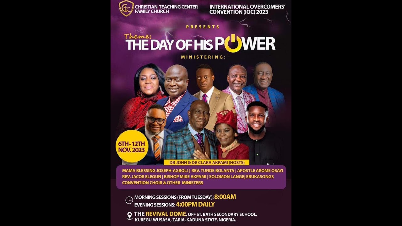 APOSTLE AROME OSAYI || IOC 2023 || DAY OF HIS POWER || DAY 2 morning ...
