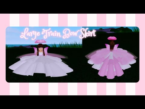 Royale High Buying The Large Train Bow Skirt Youtube - tutu skirt roblox