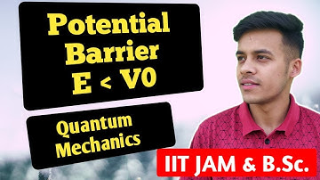 Quantum mechanics(lecture-62) POTENTIAL BARRIER || ONE DIMENSIONAL POTENTIAL BARRIER ||
