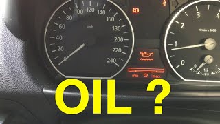 BMW 1 Series Oil Check