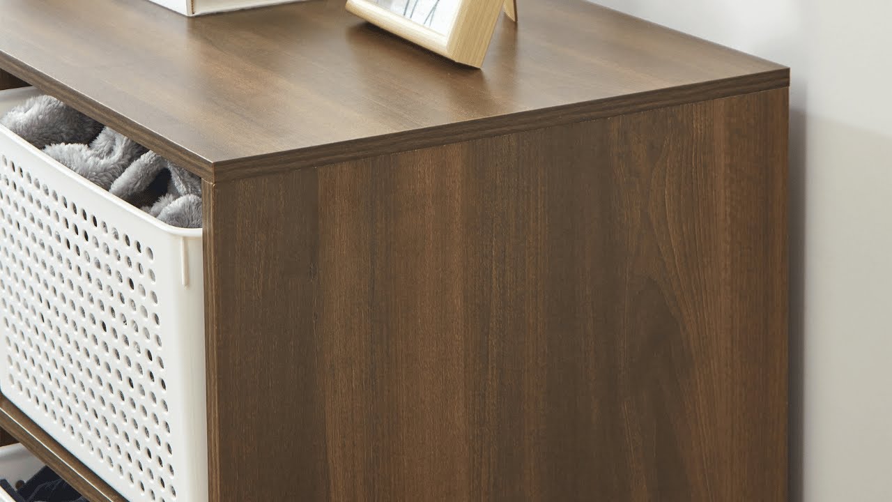 Cool Dorm Room Furniture - Yak About It Laundry Basket Shelf