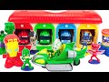 Phonics Song | Play with Tayo the Little Bus Garage Toys &amp; BomBom Nursery Rhymes &amp; Kids Songs
