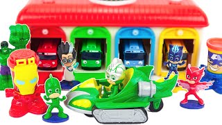 Learn and Play for Kids with Pj Masks and Tayo Little Bus Garage Toys | Nursery Rhymes &amp; Kids Songs