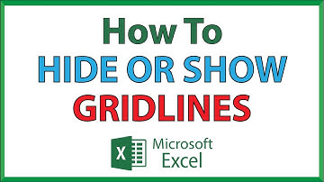 Microsoft Excel: How To Show Or Hide The Gridlines In Excel | 365 | 👍