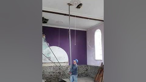 Removing lath and plaster ceiling from 19th century Welsh Chapel (complete amateur)