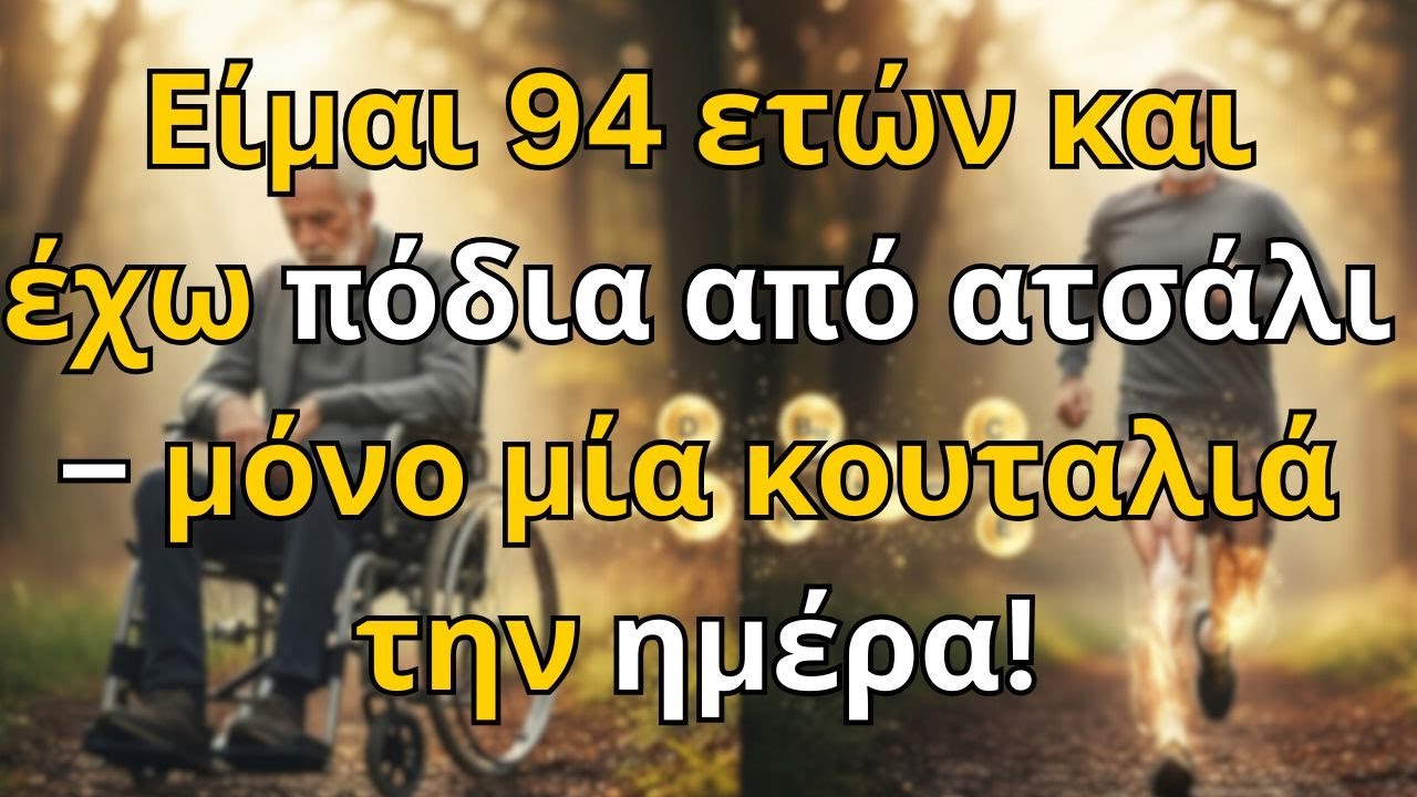 6 Απαραίτητες Βιταμίνες για Δυνατά Πόδια στα Γηρατειά (μέχρι 94 ετών!)