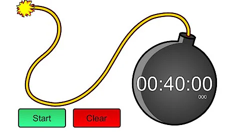 40 MINUTE BOMB TIMER (MUSIC AND ALARM)