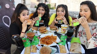 We Ate McDonald's Full Menu in 4 Minutes Challenge | McMaharaj Burger, Aloo Tikki | Food Challenge
