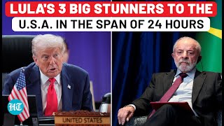 On Cam: Brazil's Lula Delivers 3 Shockers To Trump In 24 Hours| Tariffs| Brics | Trade| Caribbean