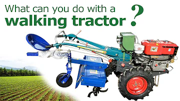 What can you do with a walking tractor?#walkingtractor, #ploughing machine, #twowheeltractors