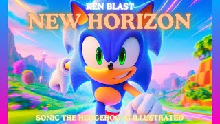 Ken Blast - New Horizon - Sonic the Hedgehog AI Illustrated
