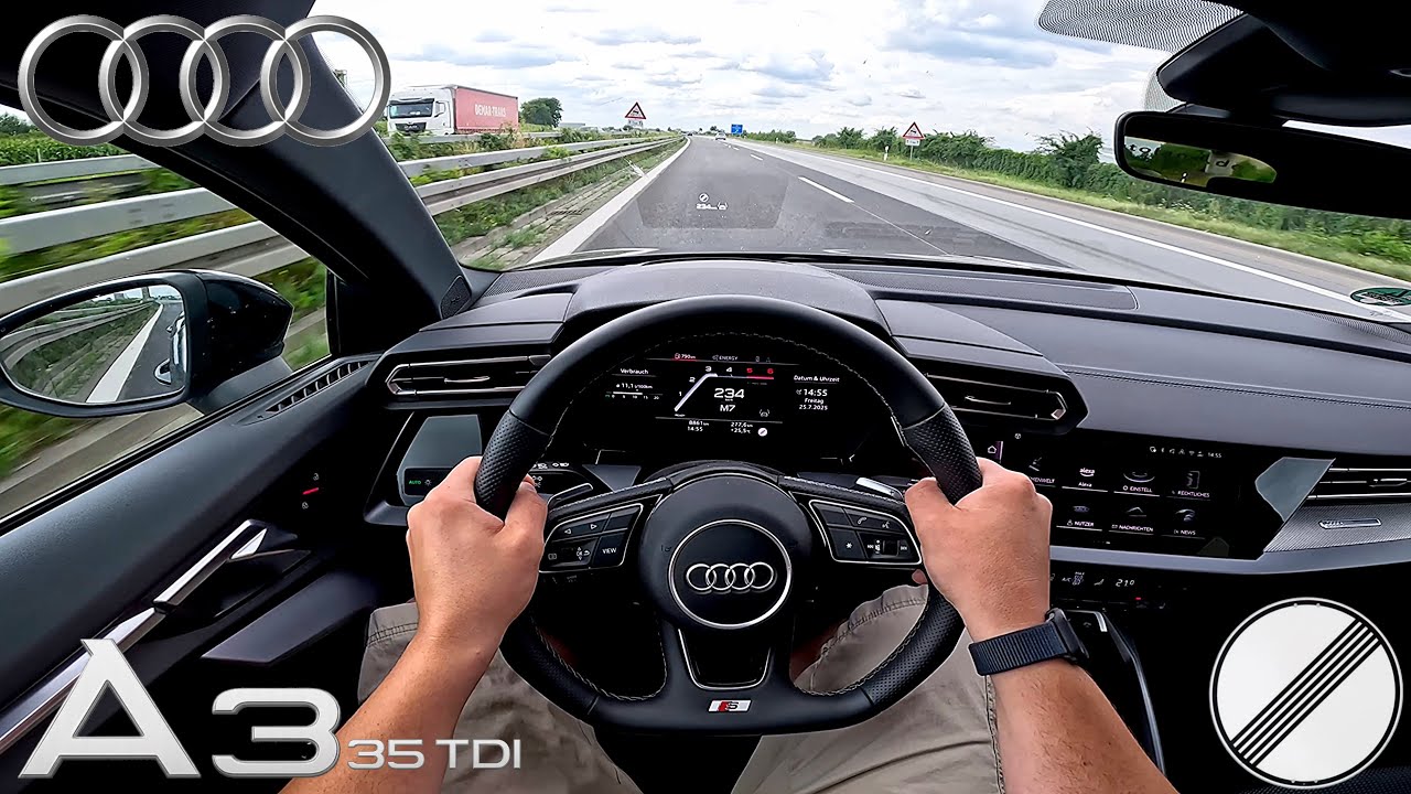 2025 Audi A3 Sportback 35TDI | 150PS | TopSpeed & Test Drive
