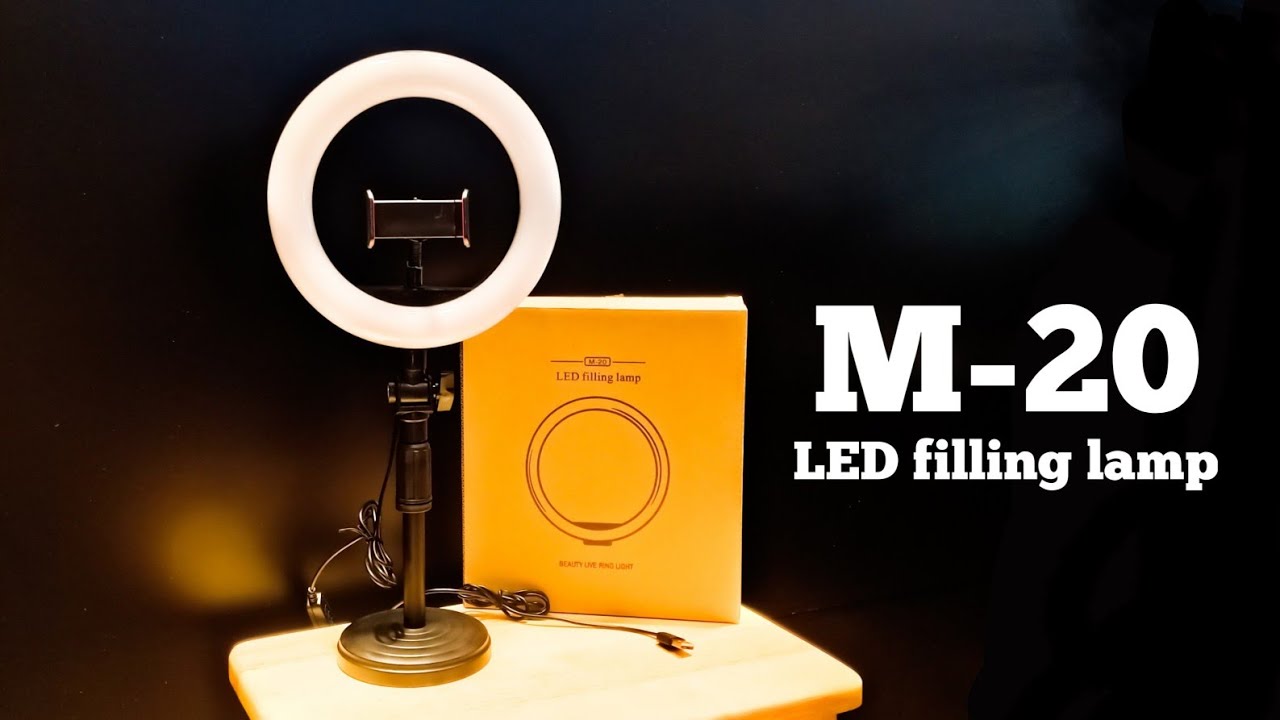 OSALADI 1 Set 8 inch 20cm Durable Beauty Makeup Anchor Ring Fill Lamp Simple Fill Lamp Selfie Light for Studio