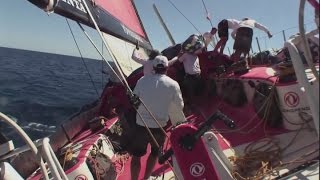 Team Dongfeng suffer a man overboard