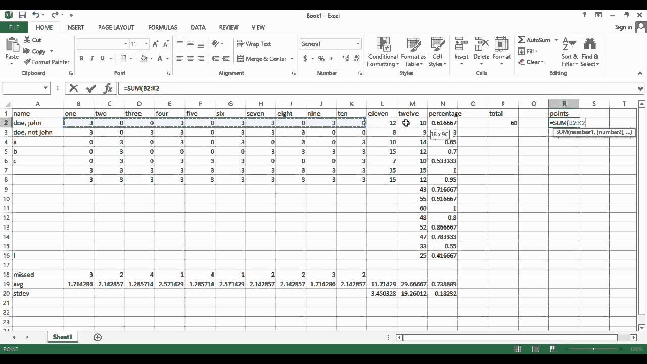 How do you grade on a curve using Excel?