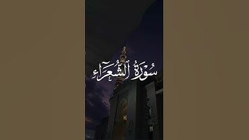 تلاوة جميلة من سورة الشعراء القارئ #إسلام_صبحي #quran #تلاوة_هادئة