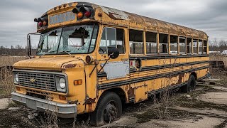 🎒  Full Restoration Process for School Bus to Camper Conversion 🎒