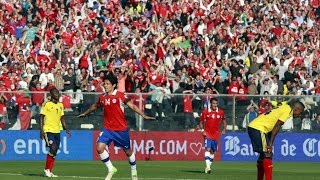 Chile 1  3 Colombia | Clasificatorias Brasil 2014