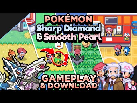 Pokemon Sharp Diamond And Pokemon Smooth Pearl  Includes Sinnoh Region,  Following Pokemon & More! 