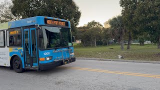 Area Regional Transit 2012 Ex TCC 30ft Gillig Low Floor 1208 On Route 2 8th Stre