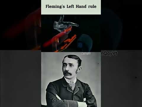 Physics. Fleming's left hand rule. #physics #knowledge #shorts