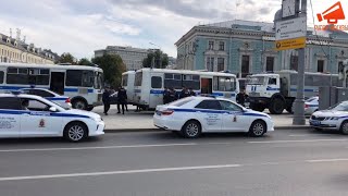 Сейчас перед акцией в Москве: «За право на выбор!»