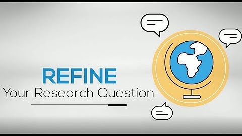 How Library Stuff Works - Refining Your Research Question