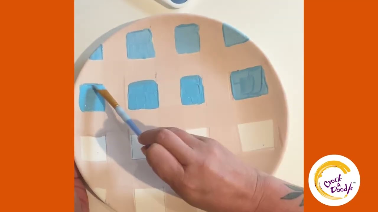 How to Paint a Pie Plate