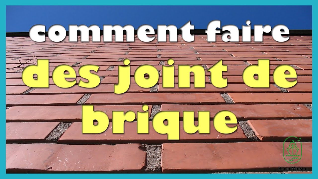 Comment Faire Des Joint De Brique Video