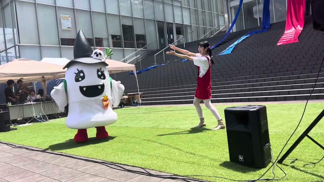 流通経済大学ばけごろう登場#ばけごろう #ゆるキャラ #松戸市 