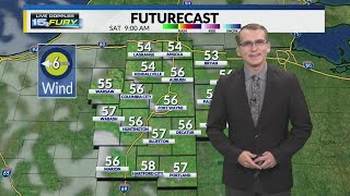 Mostly sunny and dry this weekend
