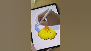 Procreate easy watercolor tutorial #procreatetutorials #procreate #digitalartbrushes