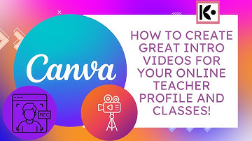 Canva Tutorial —How To Create Intro Videos for Online Teacher Profiles and Classes