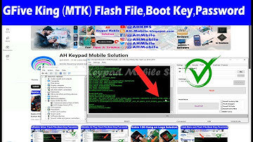 GFive King (MTK6261) Flash File, Boot Key and Password Unlock