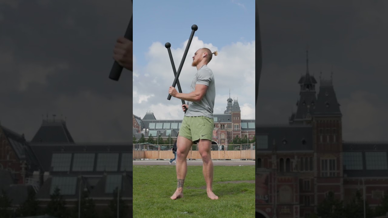 Swinging TWO Macebells | Dual Mace Flow