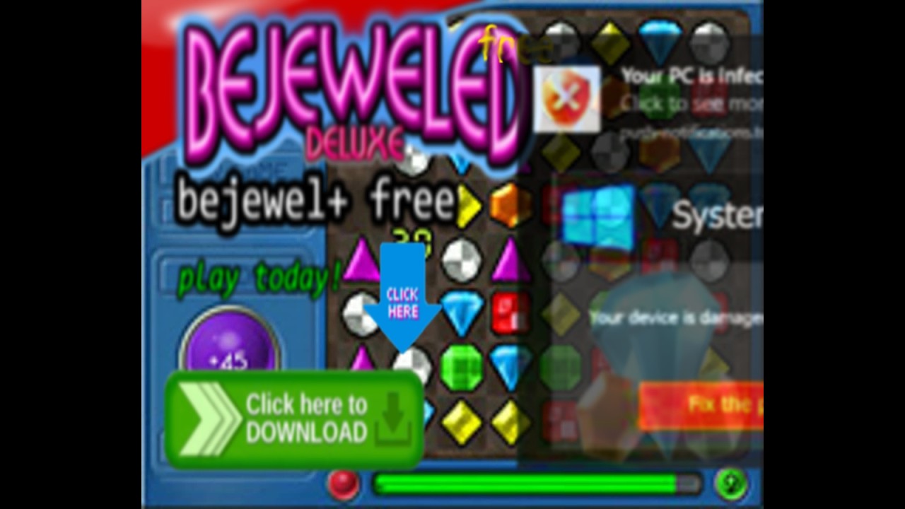 Bejeweled+ Бесплатный троян