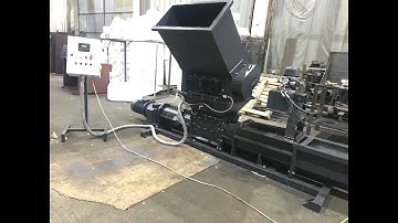 Ukrainian Screw compactor Ecopolymer KDM-320 for EPS fish boxes
