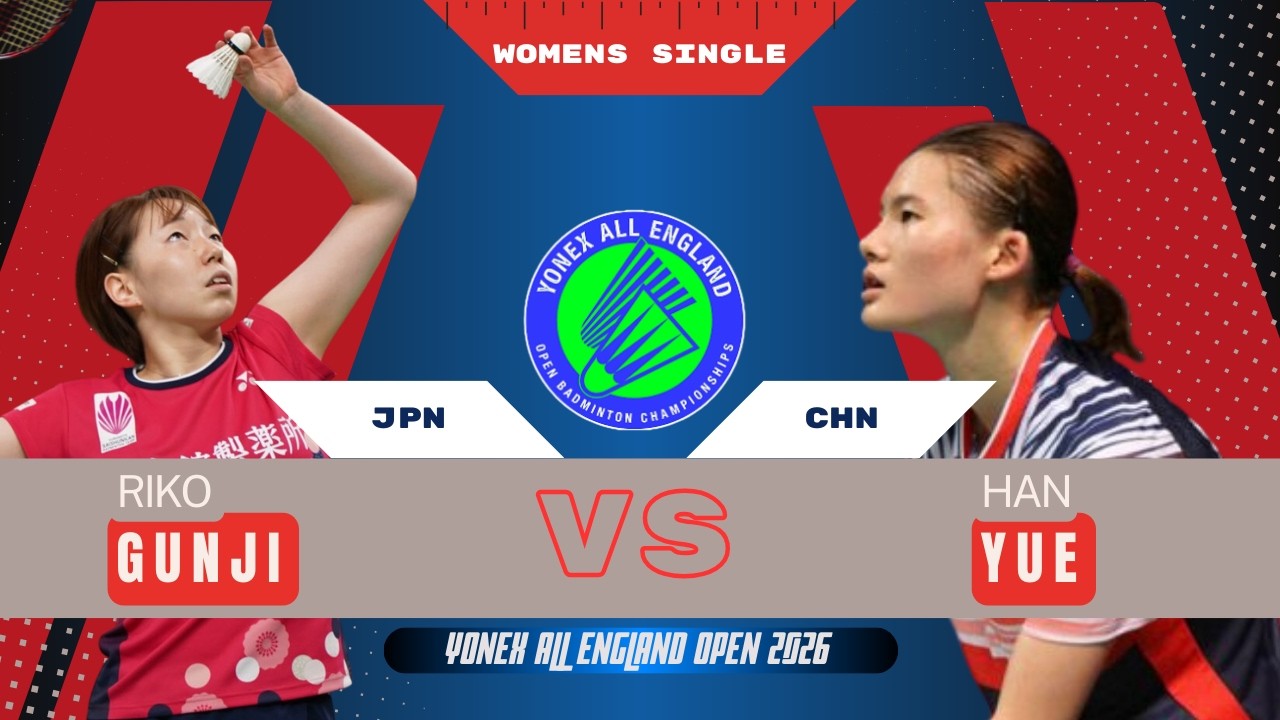 Womens Single | COMEBACK‼️(JPN) Riko Gunji VS Han Yue (CHN) | Badminton 2026 | All England 2026