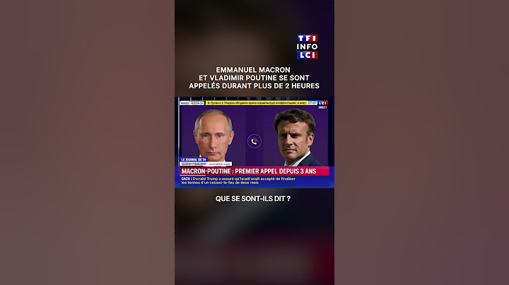 Emmanuel Macron et Vladimir Poutine ont échangé au téléphone, une première depuis 2022｜LCI