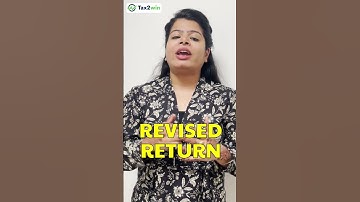 Made a mistake while filing ITR? Rectify by filing a revised return