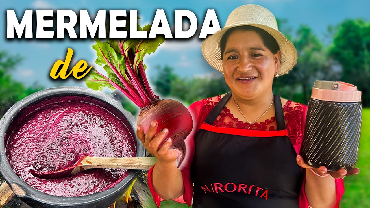 Exquisita mermelada de remolacha, muy fácil de hacer