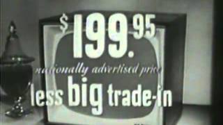 VINTAGE 1956 RCA VICTOR TV SET COMMERCIAL