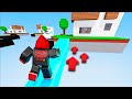 Bedwars, But ONLY Walking In A STRAIGHT LINE.. (Roblox Bedwars)