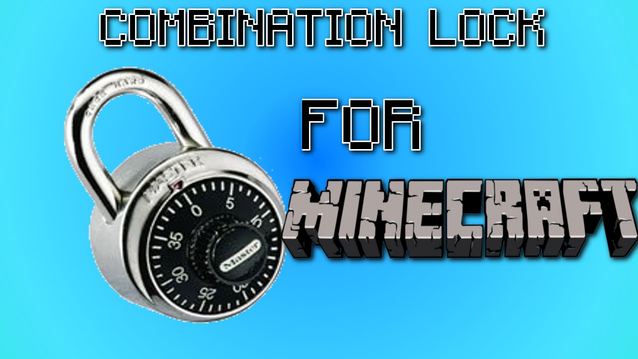 Minecraft - How to Build a Combination Lock for an Iron Door (SUPER ...