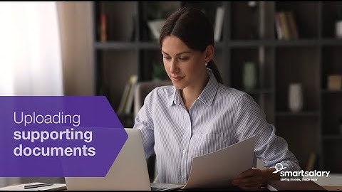 How to upload supporting documents