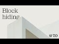WordPress 7.0 - Block hiding