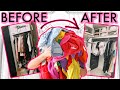 My BEST Tips For SMALL Closet Organization *MUST WATCH*