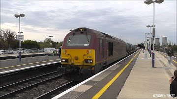 *RARE* 67008 alone on Didcot RHTT (3J41) 24/10/11