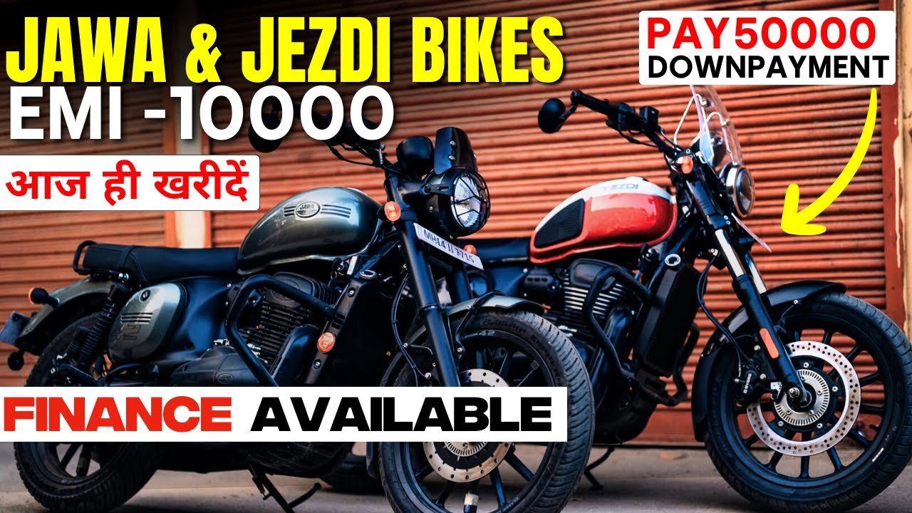 Jawa & Yezdi Bikes Finance Details Down Payment, EMI BikeOpedia